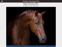 Tablet Screenshot of mcdowellsherbal.com